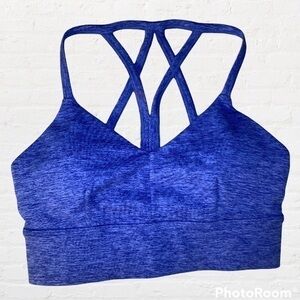JoyLab Sports Bra in Heather blue size Xs like new